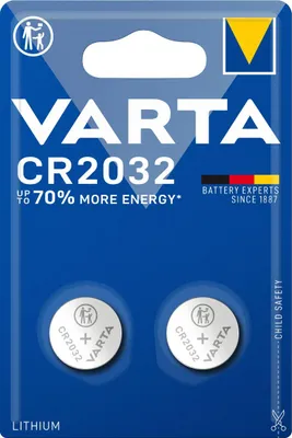 Produktbild von Varta Lithium Battery3V CR2032 BIOS 10 pack-2pcs