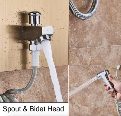 Obrázok produktu pre Sprchová súprava s dažďovou sprchou 6 v 1 s LED osvetlením a displejom, zlatá farba