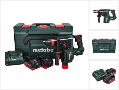 Produktbild von Metabo KH 18 LTX BL 28 Q Akku Bohrhammer 18 V 3 J SDS plus Brushless + 2x Akku 5,5 Ah + Ladegerät + metaBOX ( 601715660 )