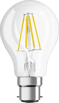 Obrázek produktu pro Ledvance Classic Performance LED žárovka B22d Filament bulb Clear 6,5W 806lm - 827 Extra Warm White | Náhrada za 60W žárovku