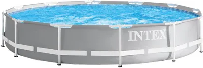 Zdjęcie produktu dla Intex 26712 Ex 28712 Prisma Frame Basen naziemny okrągły z pompą filtrującą 366cm