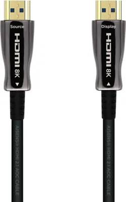 Produktbild von AISENS A153-0524, 100 m, HDMI Typ A (Standard), HDMI Typ A (Standard), 3D, 48 Gbit/s, Schwarz