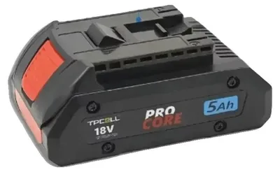 Image de Batterie lithium-ion, capacité de 6000 mAh, compatible avec les systèmes 18V, 5,0 Ah, 1 pièce