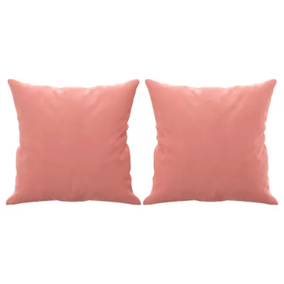 Immagine prodotto di vidaXL Cuscino decorativo 2 pz. Velluto rosa 40x40 cm