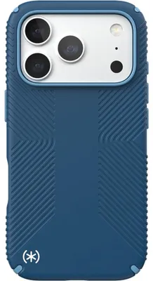 Obrázok produktu pre Puzdro na iPhone 18 Pro / 17 Pro, značka Speck, model Presidio2 Grip, s technológiou MagSafe, modrej farby