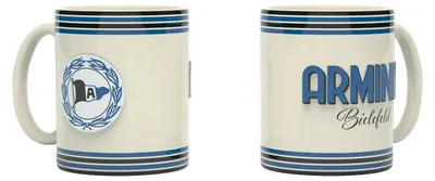 Produktbild von Arminia Bielefeld Tasse Prag Relief Logo