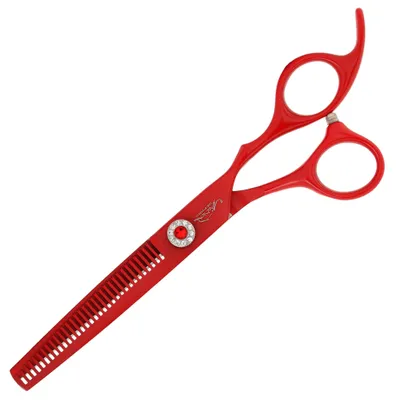 Image de GEPARD Ciseaux de désépaississement pour droitiers de toilettage 6,5 offset de coiffure pour couper les cheveux pour salon ligne Supérieure