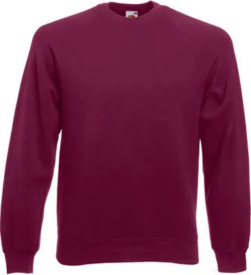 Produktbild von Fruit of the Loom - Classic Raglan Sweat - Burgundy - M