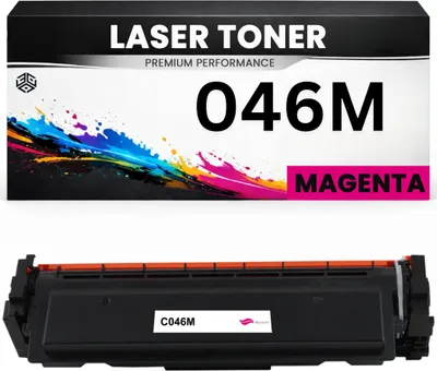 Produktbild von 2 x Toner Cartridge 046M Magenta für Canon  046M Premium Alternative  für Canon i-SENSYS LBP653Cdw, LBP654CX, MF732Cdw, MF734Cdw, MF735Cx
