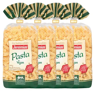 Immagine prodotto di Jeremias Pasta Fusilli di semola di grano duro 500g confezione da 4 pezzi
