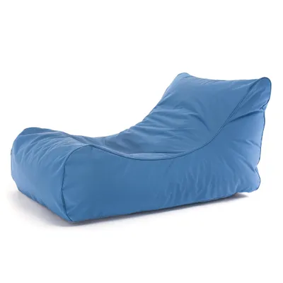 Obrázok produktu pre Ecopuf Master, taburetka kreslo Bean Bag Outdoor, chaise longue, Modrá M17, XL