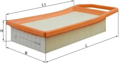 Obrázek produktu pro Vzduchový filtr KNECHT LX 1619