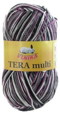 100g Strickgarn Häkelgarn TERA MULTI, Farbwahl - mehrfarbig bunt Farbverlauf