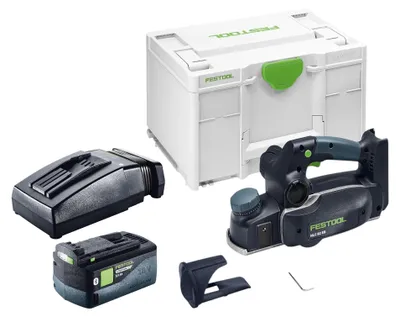 Image de Festool HLC 82 EB-Basic Rabot sans fil 18 V 82 mm Brushless + 1x batterie 5,0 Ah + chargeur + Systainer