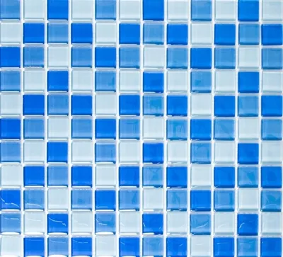 Produktbild von Mosaikfliese Transluzent hellblau Glasmosaik Crystal hellblau BAD WC Küche WAND MOS72-0406