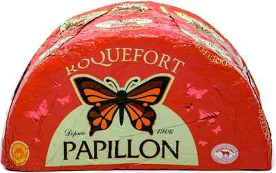 Produktbild von Hymor Roquefort-Käse AOP ca. 1,25KG Schafskäse Blauschimmel Frankreich
