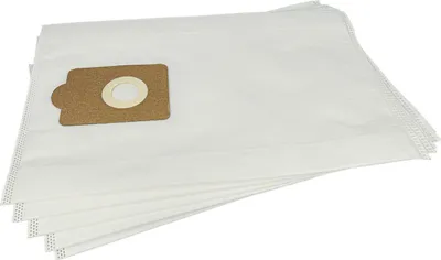 Produktbild von vhbw 5x Staubbeutel kompatibel mit Fakir/Nilco Professional S 20 L, S 10, GS 1700, GS 1725, Phönix Staubsauger - 20 l Füllvolumen 46cm x 29cm Weiß