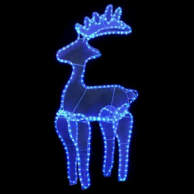 Immagine prodotto di vidaXL Renna decorazione natalizia con rete 306 LED 60x24x89 cm