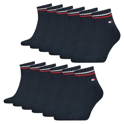 Produktbild von 6 Paar Tommy Jeans Herren Quarter Iconic Socken