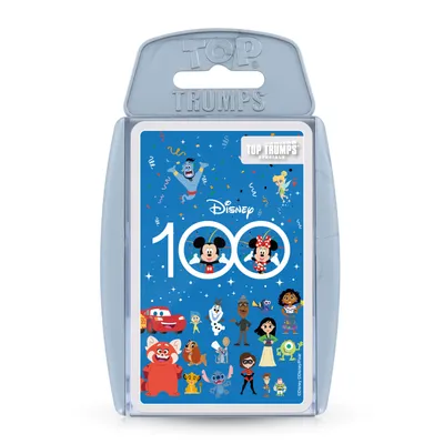 Produktbild von Top Trumps - Disney 100 Kartenspiel Quartett Spiel