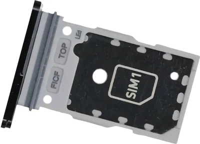Produktbild von Simkartenhalter passend für Samsung Galaxy Z Fold4 (SM-F936B), Original Ersatzteil, Phantom Schwarz