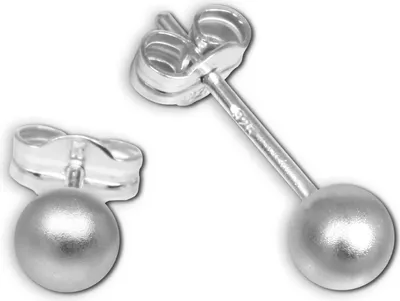Image de SilberDream Boucles d'oreilles Boule Femme en argent sterling 925 SDO5544