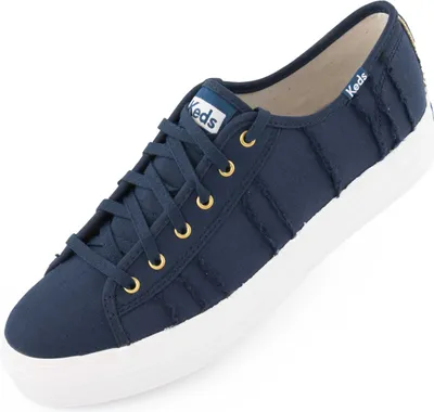 Produktbild von Damenschuhe Keds Wms Triple Kick Eyelash Canvas Indigoblau