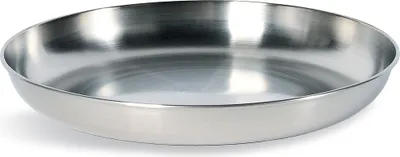 Image de Tatonka Large Plate Assiette en acier inoxydable 23 cm - Assiette robuste pour l'extérieur