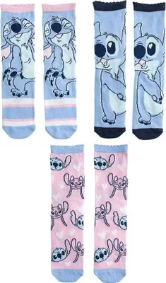 Image de Lilo & Stitch paquet de 3 chaussettes bas 31/34