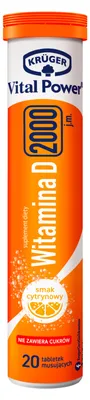 Obrázok produktu pre Kruger Witamina D 2000 j.m. Musująca 84 g