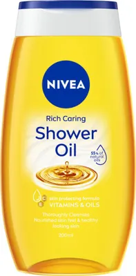 Produktbild von NIVEA - Duschöl - Natürliches Duschöl - 200 ml - 1 Stück