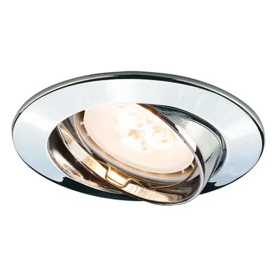 Produktbild von Paulmann Premium Einbauleuchten Set schwenkbar LED 3x4W 230V GU10 51mm Chrom/Alu