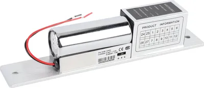 Obrázok produktu pre Elektrický zámok 12 V magnetický zámok z nehrdzavejúcej ocele a hliníkovej zliatiny na kontrolu prístupu