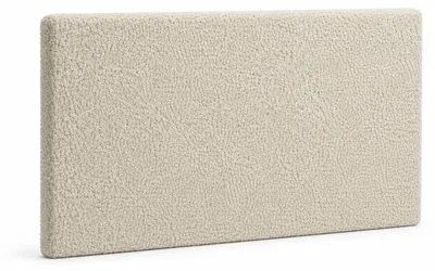 Produktbild von LIKMA Wandkissen Bouclé Stoff Polsterpaneel Creme  70x30 cm Lendekissen Bett Wandpolster Gepolstert Panel Bettkopfteil Stoff: Quelle 02