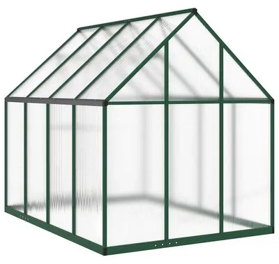Obrázek produktu pro Velká skleník a pařník s robustní hliníkovou konstrukcí a odolnými polykarbonátovými panely, rozměry 224 x 169 x 195 cm