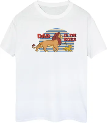 Produktbild von Disney - "The Lion King Dad Boss" T-Shirt für Damen BI29547 (L) (Grau)