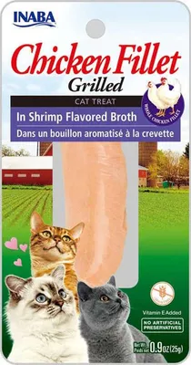 Zdjęcie produktu dla Inaba Cat Filet z kurczaka z krewetkami - 25 g