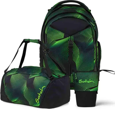 Produktbild von Satch Match Seismic Green Schulrucksack Set 3tlg.