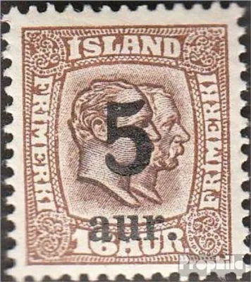Produktbild von Briefmarken Island 1921 Mi 105 postfrisch Aufdruckausgabe