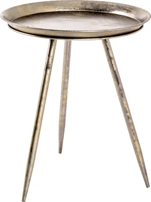 Produktbild von HAKU Beistelltisch bronze - Metall, B/H/T: 44x54x44 cm