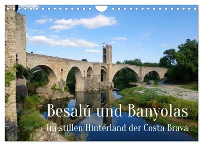 Immagine prodotto di Besalú e Banyolas (calendario da parete 2027, formato A4 orizzontale), calendario mensile CALVENDO