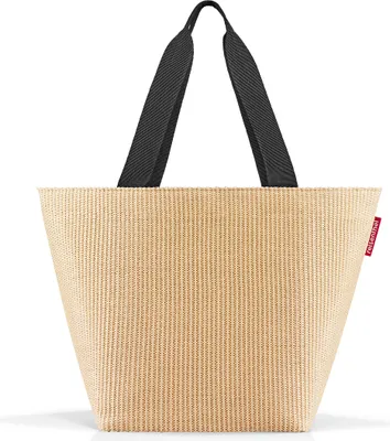 Produktbild von Shopper M Raffia Black Einkaufstasche