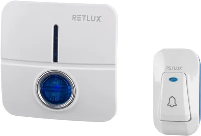 Obrázok produktu pre RETLUX RDB 105 Bezdrôtový zvonček IP44 vysielač, frekvencia 433,92 MHz, dosah až 120m