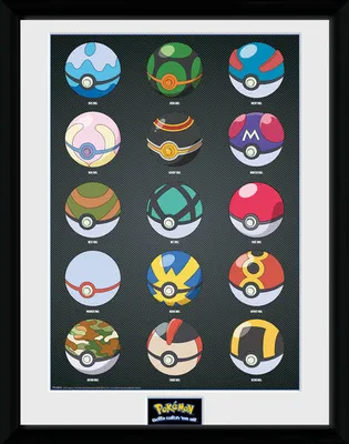 Produktbild von Pokemon Pokebälle Collector Print