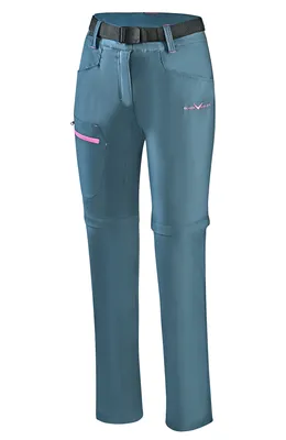 Obrázek produktu pro BLACK CREVICE - Dámské turistické kalhoty s odepínacími nohavicemi - Zip-Off | Barva: Blue Mirage | Velikost: 40