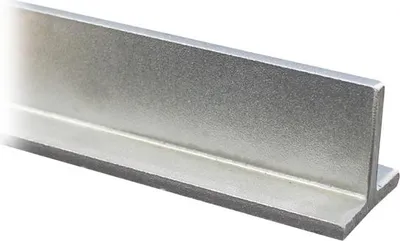Produktbild von 1 Stk. T - Profil 30 x 30 x 4 mm ungeschliffen, Länge 1000 mm Edelstahl V2A