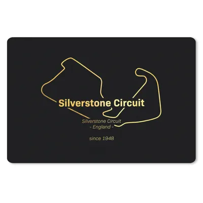 Produktbild von MuchoWow® Mauspad Mousepad F1 - Silverstone - England 27x18 cm - Mousepads - Maus Mat - Pad - Mausunterlage - Büroartikel - Desk Matten
