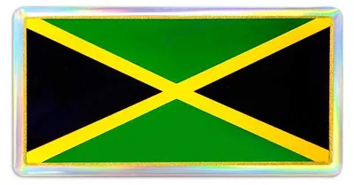 Image de adhésif Bandiera Jamaica mm 88 X 40 3D
