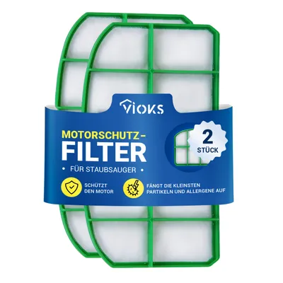 Produktbild von 2x Motorschutzgitterfilter Sandwichfilter für Kobold VK200 VK220 Staubsauger