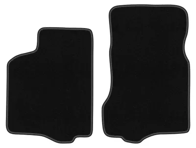 Produktbild von Velours-Fußmatten Vorne für Seat Ibiza II 1993-2001 (Schrägheck) – 2-tlg, Schwarz, passgenau – Wielganizator BASIC
